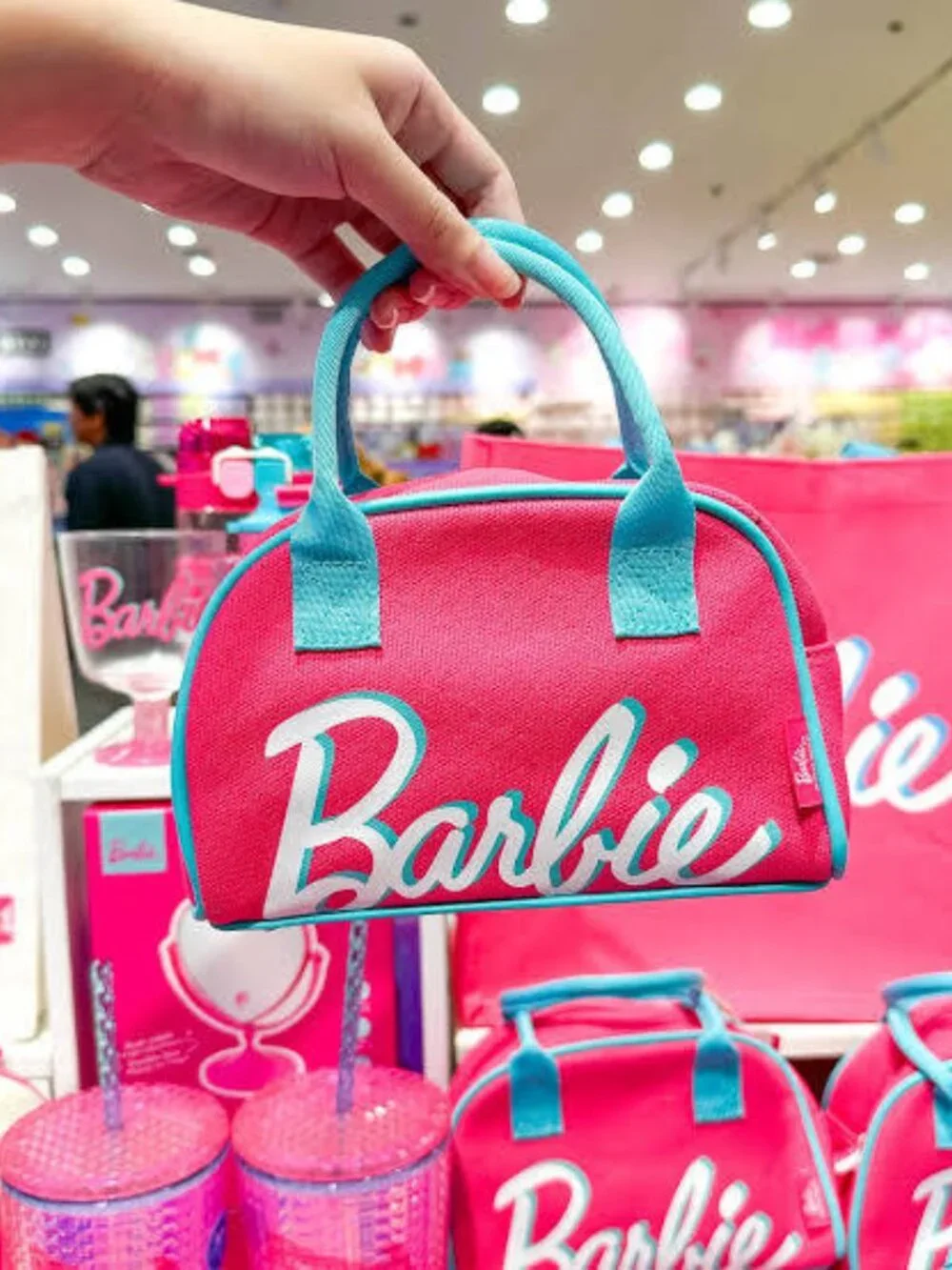 Miniso Barbie Daylight Glow / Sunshine Bowler Handbag Bundle